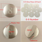 Round Acrylic Mirror Wall Stickers – 100mm Decorative Adhesive Home Decor