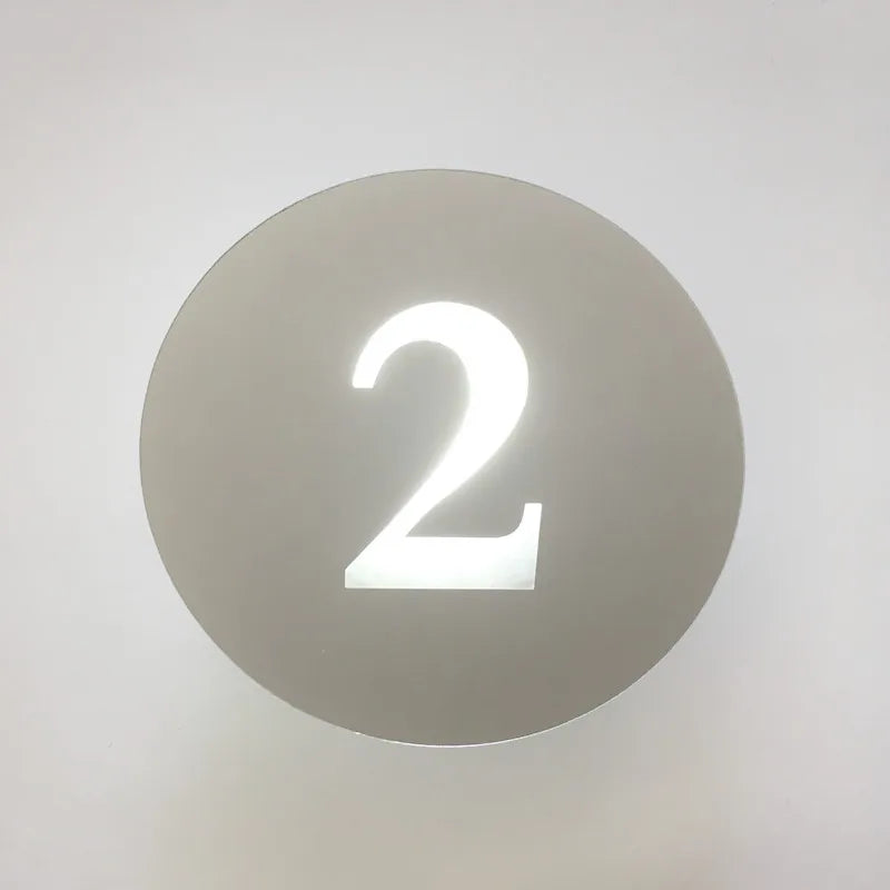 Round Acrylic Mirror Wall Stickers – 100mm Decorative Adhesive Home Decor