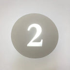 Round Acrylic Mirror Wall Stickers – 100mm Decorative Adhesive Home Decor