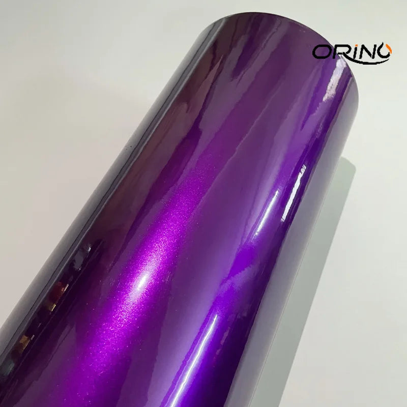 Metallic Candy Vinyl Car Wrap – Glossy Glitter Film for Vehicle Decoration
