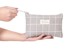 Canvas Small Cosmetic Bag – Portable Makeup Organizer for Travel