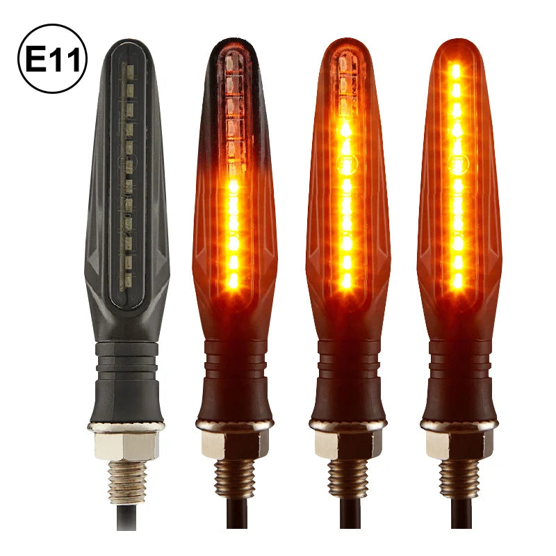 LED Motorcycle Turn Signals – 335SMD Built-in Relay Indicators for Bikes