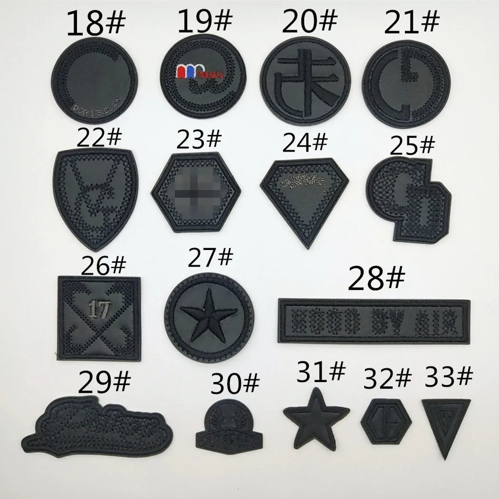 Self-Adhesive PU Leather Patches – Round Repair Appliques for Clothing and Bags