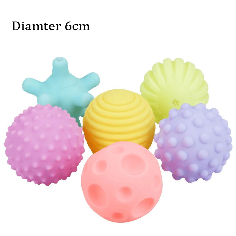 6cm Rubber Squeaky Ball – Durable Chew Toy for Small Dogs and Puppies