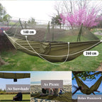 Portable Parachute Hammock – Mosquito Net for Outdoor Camping and Hiking