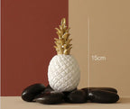 Gold Pineapple Statue – Nordic Metal Art for Modern Home Living Room Decor