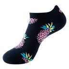 Avocado Cotton Boat Socks – Funny Fruit Pattern for Men and Women