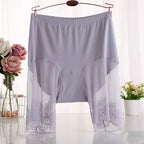 Plus Size Anti-Chafe Shorts – Seamless Lace Underskirt for Summer Comfort