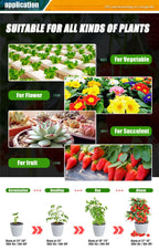 Full Spectrum LED Grow Light – Hydroponic Lamp for Indoor Plant Cultivation