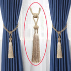 Decorative Tassel Curtain Tiebacks – Elegant Holdbacks for Home Drapery