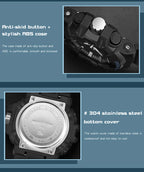 Digital Sports Watch – Waterproof LED Military Timepiece for Outdoor Men