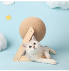 Sisal Rope Scratching Ball – Interactive Claw Grinder for Cat Exercise
