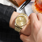 Full Steel Quartz Watch – Luxury Analog Wristwatch for Men