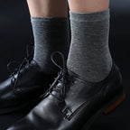 Cotton Blend Business Socks – Soft Breathable Footwear for Men Size 6.5-14