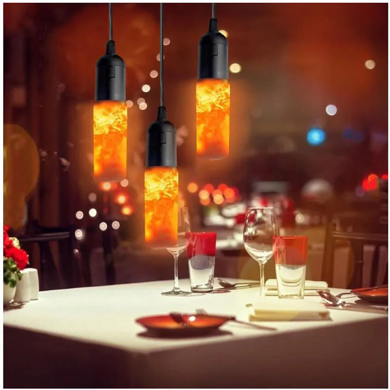 LED Flame Effect Light Bulb – Dynamic Fire Simulation for Home Decoration