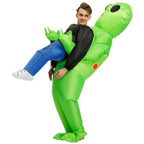 Inflatable Alien Monster Suit – Green Cosplay Costume for Adult Parties