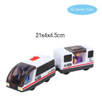 Magnetic RC Electric Train – Diecast Locomotive for Wooden Railway Tracks