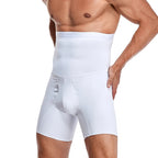 High Waist Compression Shorts – Tummy Control Body Shaper for Men