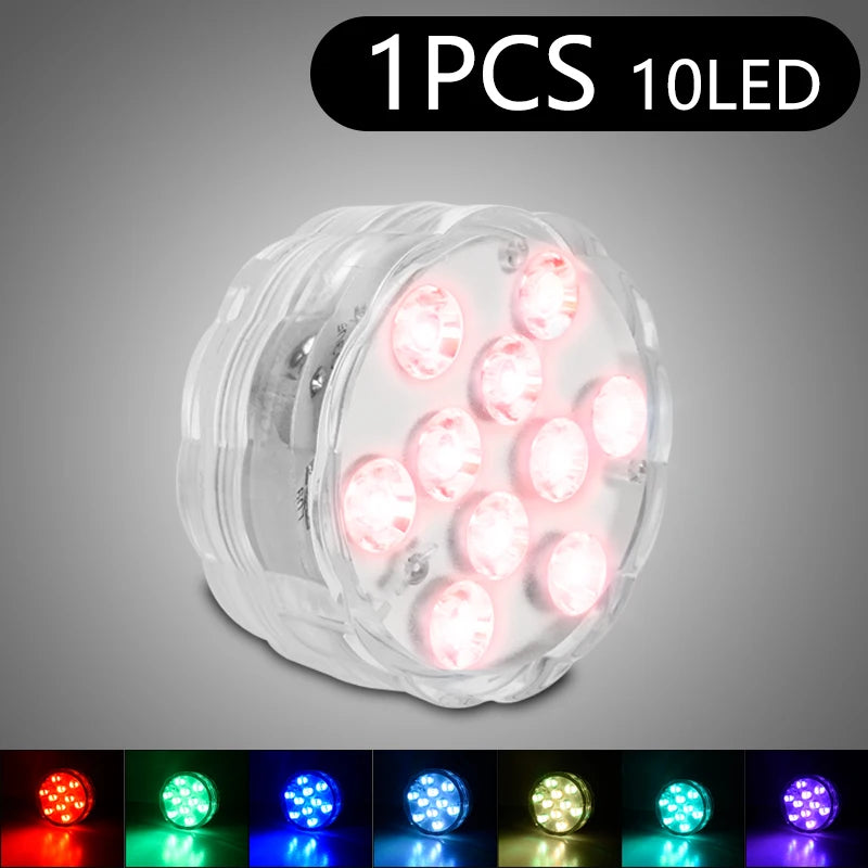 RGB Underwater LED Light – Remote Controlled Lamp for Swimming Pools and Aquariums