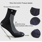 Bamboo Fiber Compression Socks – Men's Business Casual Dress for Comfort