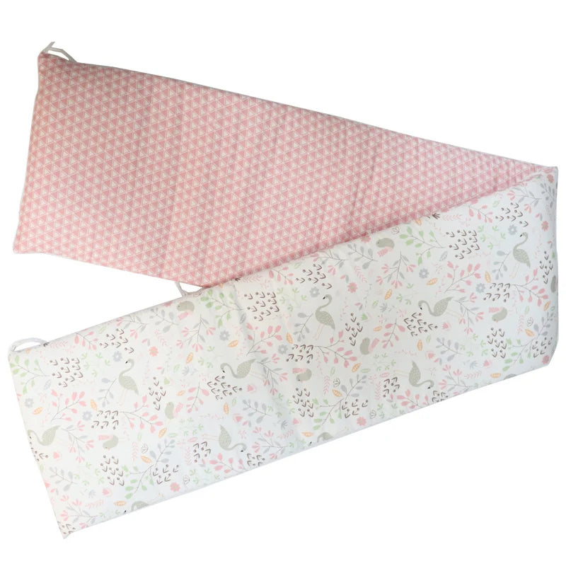 Cotton Star Crib Bumper – Thickened Protective Bedding for Newborn Infants