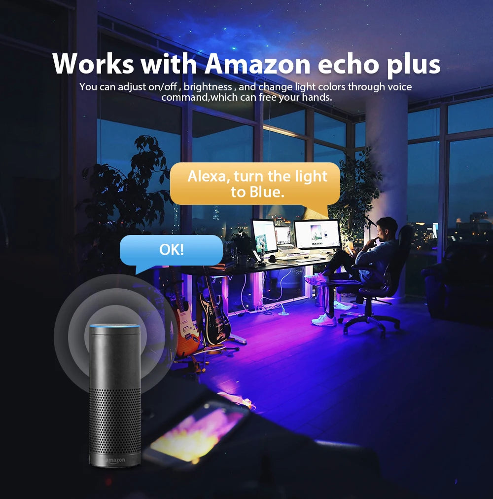 Zigbee RGB LED Neon Strip Light – Waterproof Flexible Tape for Smart Home Decor