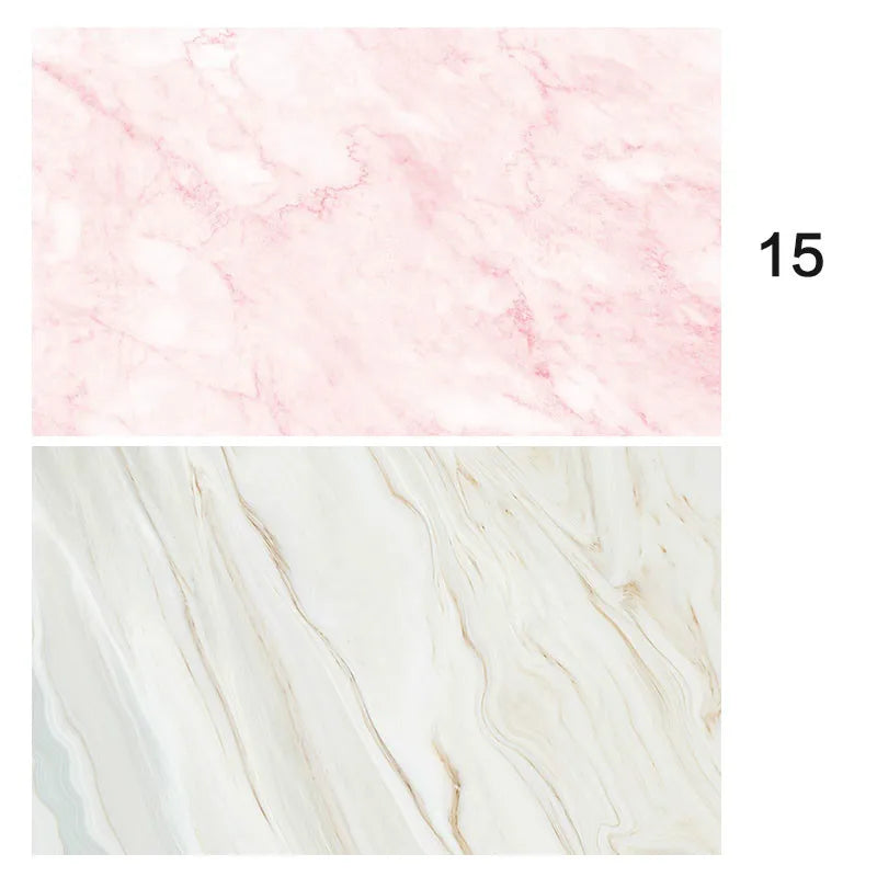 Marble Wood Grain Photography Backdrop – 57x87cm Waterproof Studio Props