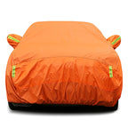 Universal Orange Car Cover – Waterproof UV Protection for Outdoor Storage