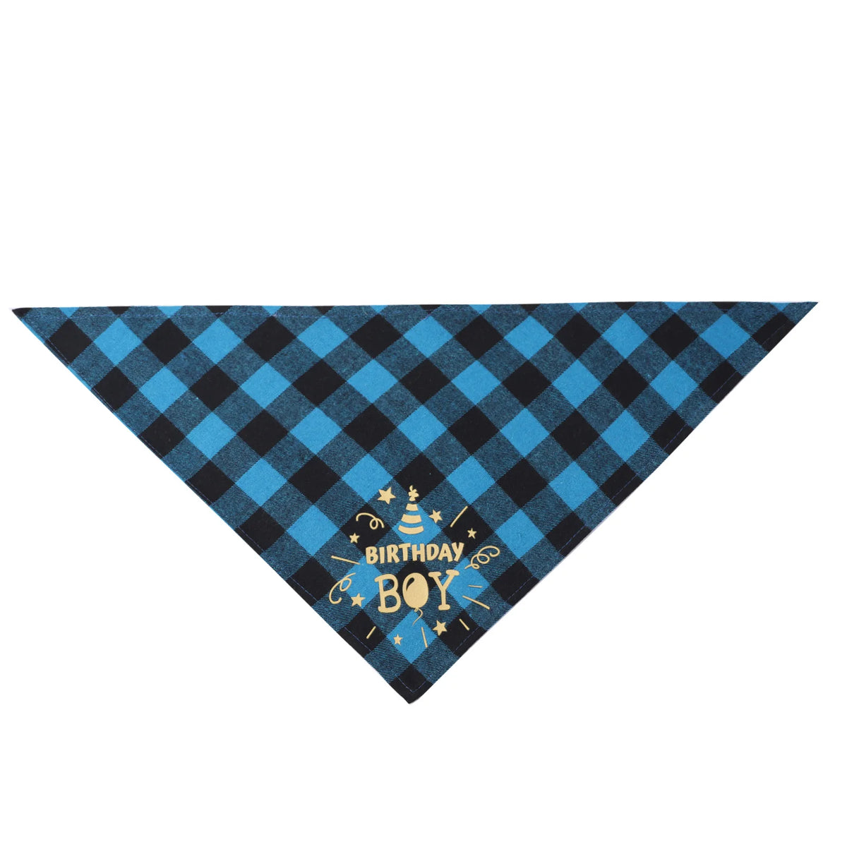 Cotton Triangle Pet Bandana – Adjustable Scarf Collar for Dogs and Cats