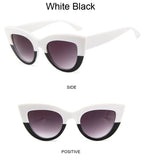 Retro Cat Eye Sunglasses – Oversized Plastic Frames for Women Fashion