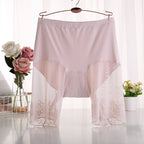 Plus Size Anti-Chafe Shorts – Seamless Lace Underskirt for Summer Comfort