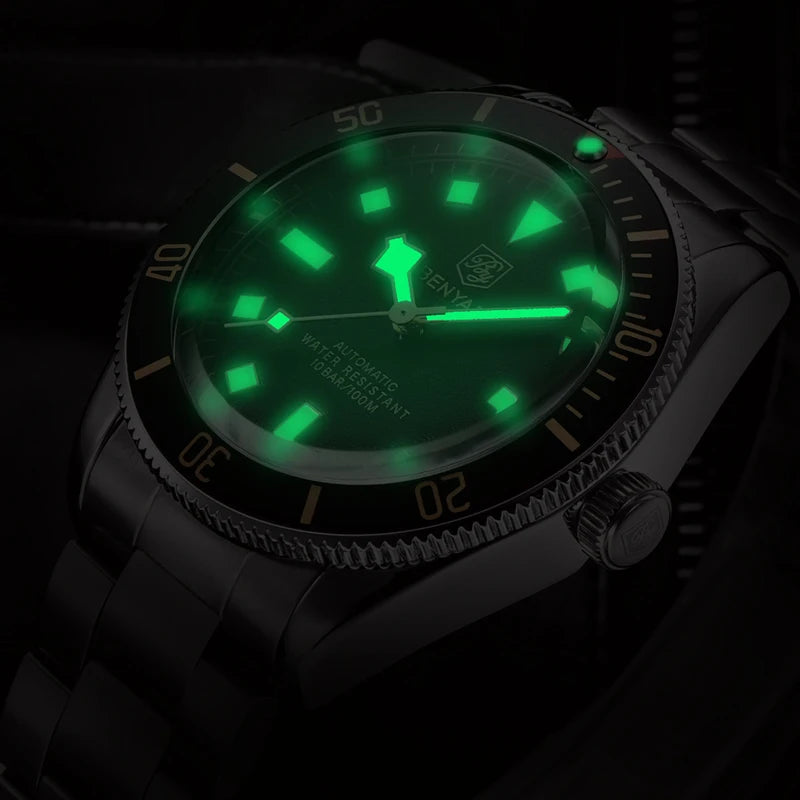 Automatic Mechanical Wristwatch – Stainless Steel for Business Men