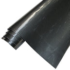 Glossy Carbon Fiber Vinyl Wrap – Adhesive Film for Car and Motorcycle Styling