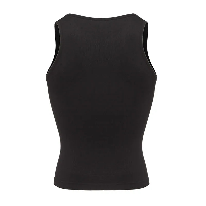 Compression Tank Top – Abdomen Slimming Body Shaper for Gynecomastia Support