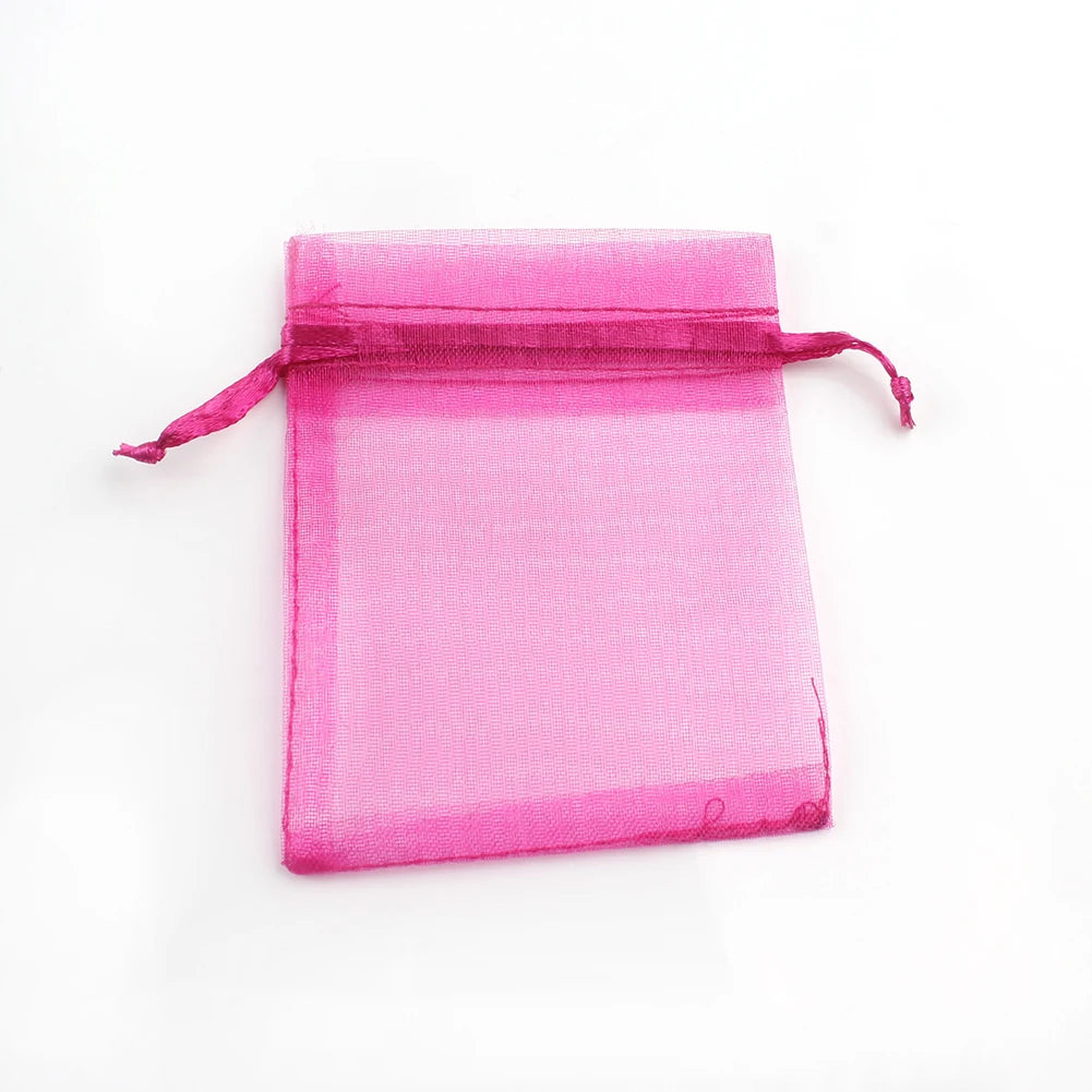 Organza Drawstring Gift Bags – Jewelry and Party Favor Packaging for Weddings