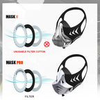 Elevation Training Mask – Black Fitness Gear for Running and Gym Workouts
