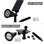 Green LED Solar Spotlight – Waterproof Outdoor Garden Light for Landscape