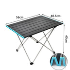 Portable Aluminum Camping Table – Foldable Outdoor Desk for Picnic and BBQ