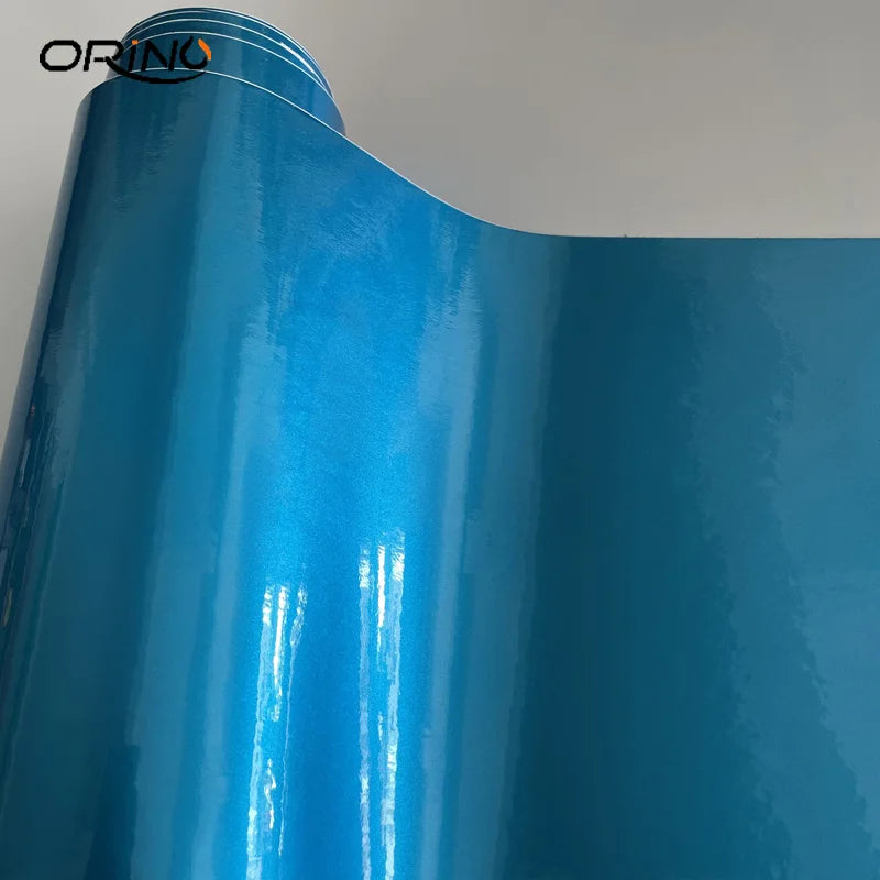 Metallic Candy Vinyl Car Wrap – Glossy Glitter Film for Vehicle Decoration