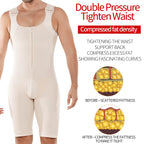 Men's Compression Bodysuit – Tummy Control Shapewear for Slimming and Workout