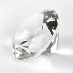 Clear Crystal Diamond Ornament – Glass Home Decor for Wedding and Gifts