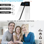 Tuya ZigBee Smart Scene Switch – 4-Key Wireless Remote for Home Automation