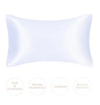 Mulberry Silk Pillowcase – Queen Standard Satin Sleep Case for Hair and Skin