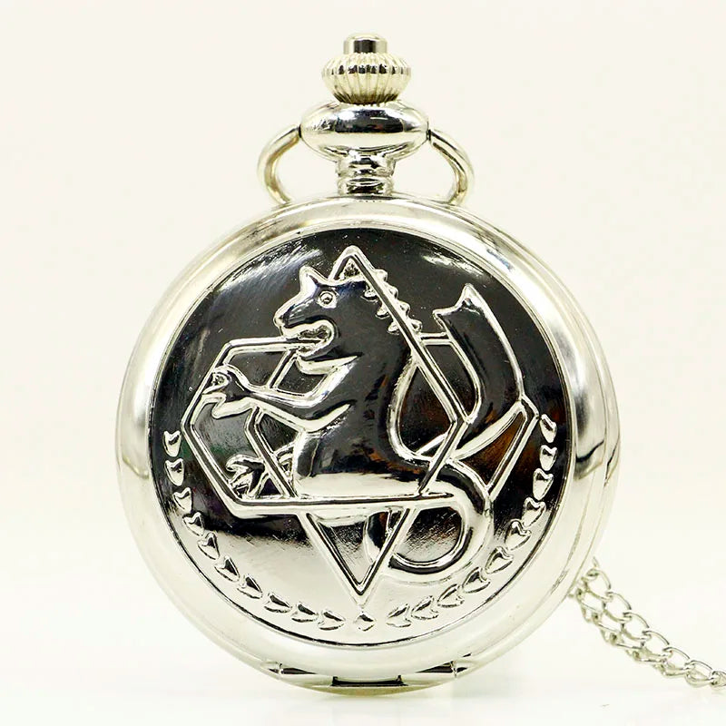 Fullmetal Alchemist Pocket Watch – Edward Elric Quartz Cosplay Accessory
