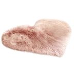Heart Shaped Plush Carpet – Thickened Bedroom Rug for Home Decor