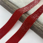 Gold Wire Velvet Ribbon – Decorative Trim for Wedding Gift Wrapping and DIY Bows