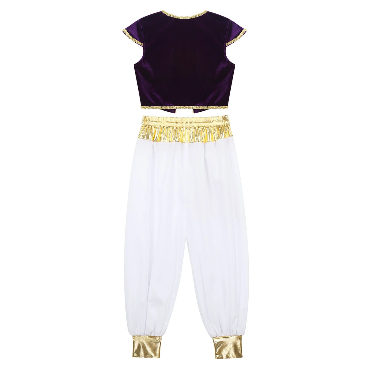 Boys Arabian Prince Costume – Vest and Pant Set for Halloween Cosplay
