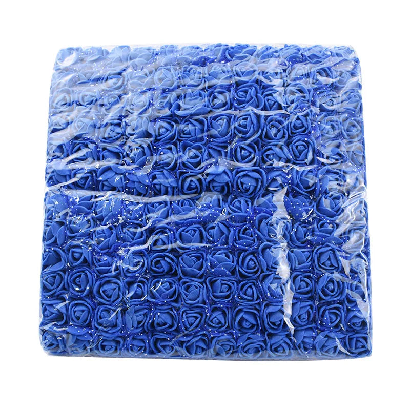 Artificial PE Rose Flowers – UV Resistant Decor for Wedding and DIY Crafts