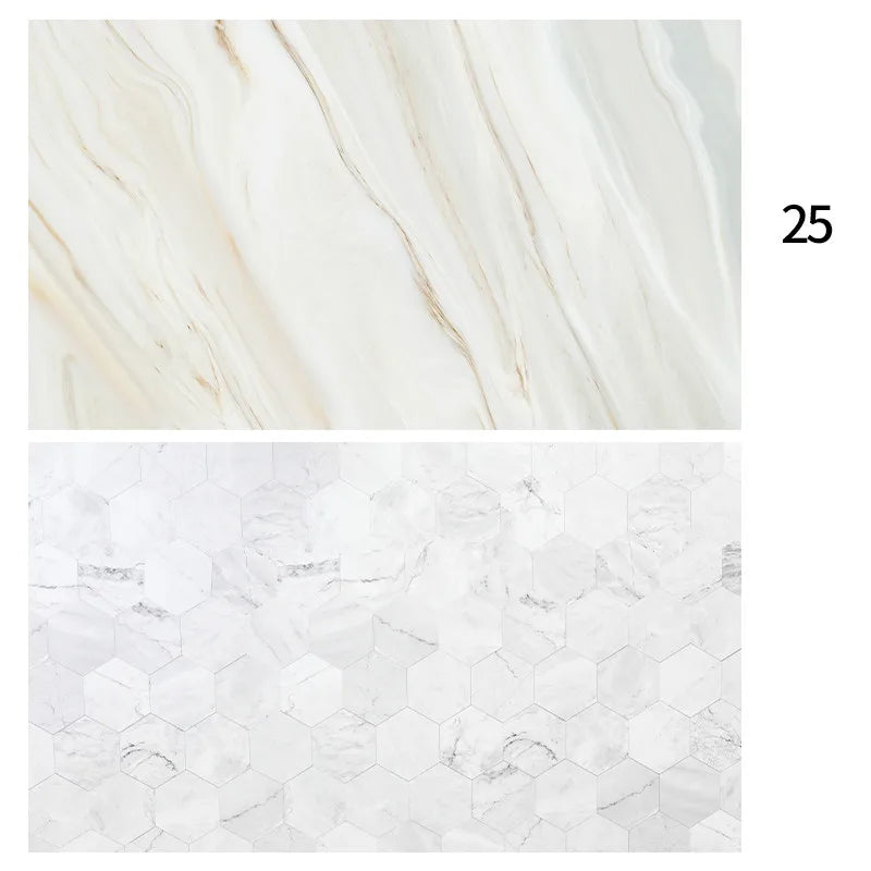 Marble Wood Grain Photography Backdrop – 57x87cm Waterproof Studio Props