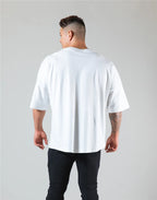 Cotton Gym T-Shirt – Short Sleeve for Men Workout Training Fitness